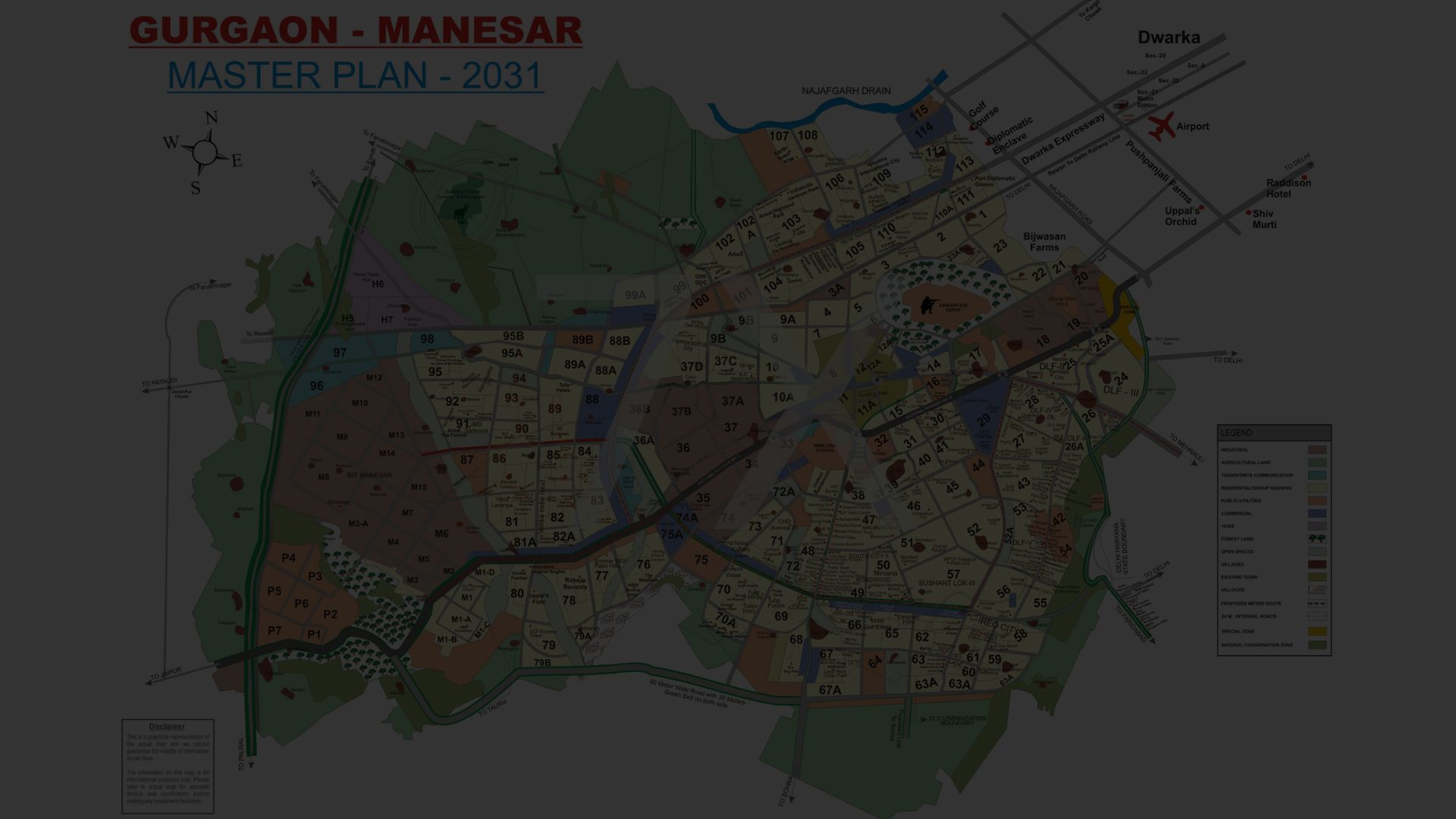 gurgaon maps